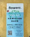 Flowerz | Relax Hawaiian Haze | THC Infused Delta 8 | 3.5 grams
